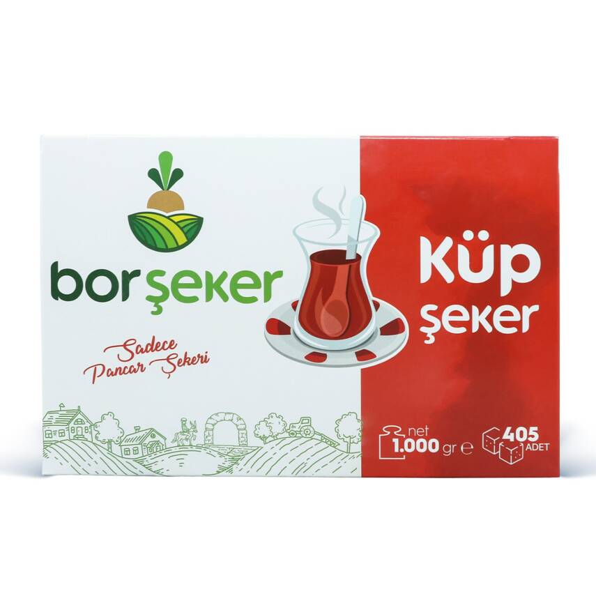Bor Şeker Küp Şeker 1 Kg - 1