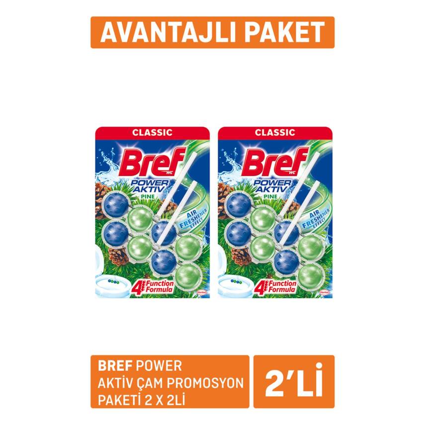 Bref Power Aktif Çam Paketi 2 x 2'li - 1