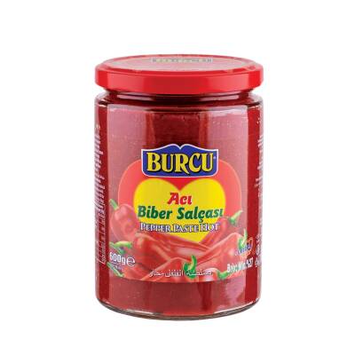 Burcu Acı Biber Salçası 600 G. - Burcu