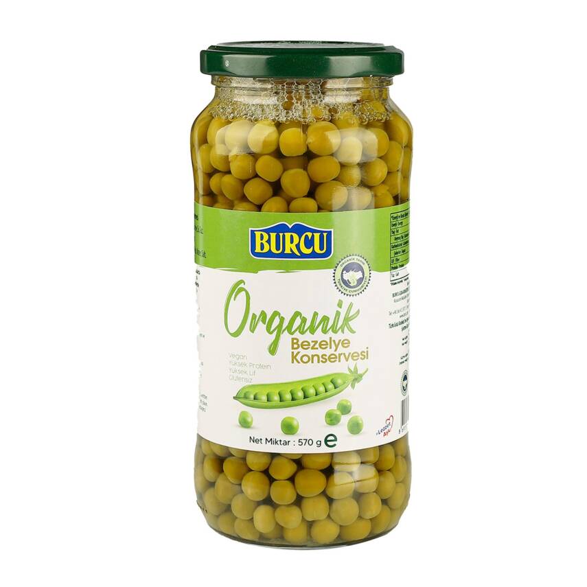 Burcu Organik Bezelye Konservesi 570 G - 1
