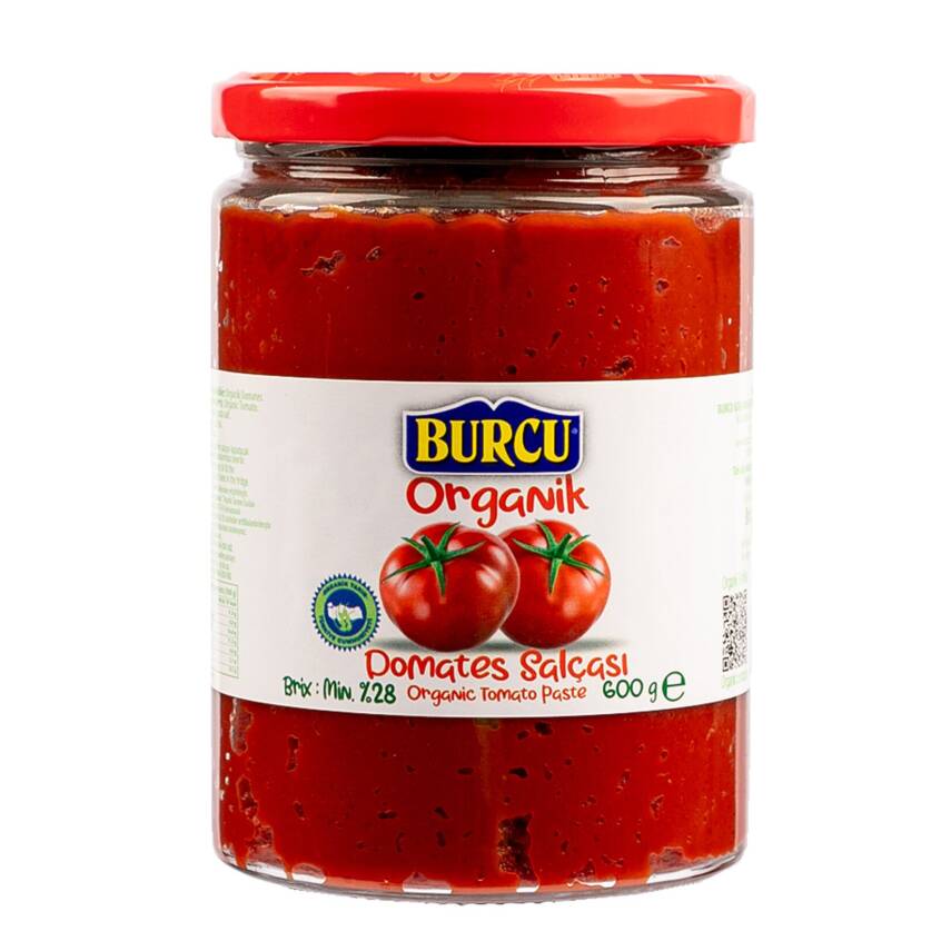 Burcu Organik Domates Salçası 600 G - 1