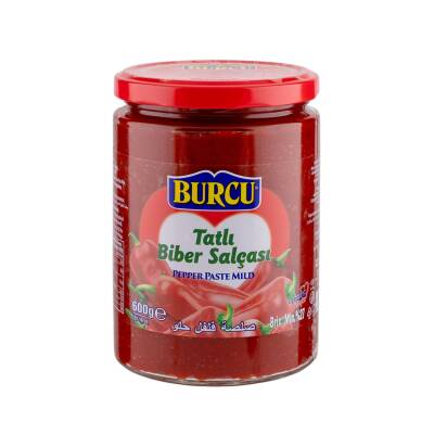 Burcu Tatlı Biber Salcası 600 G - Burcu
