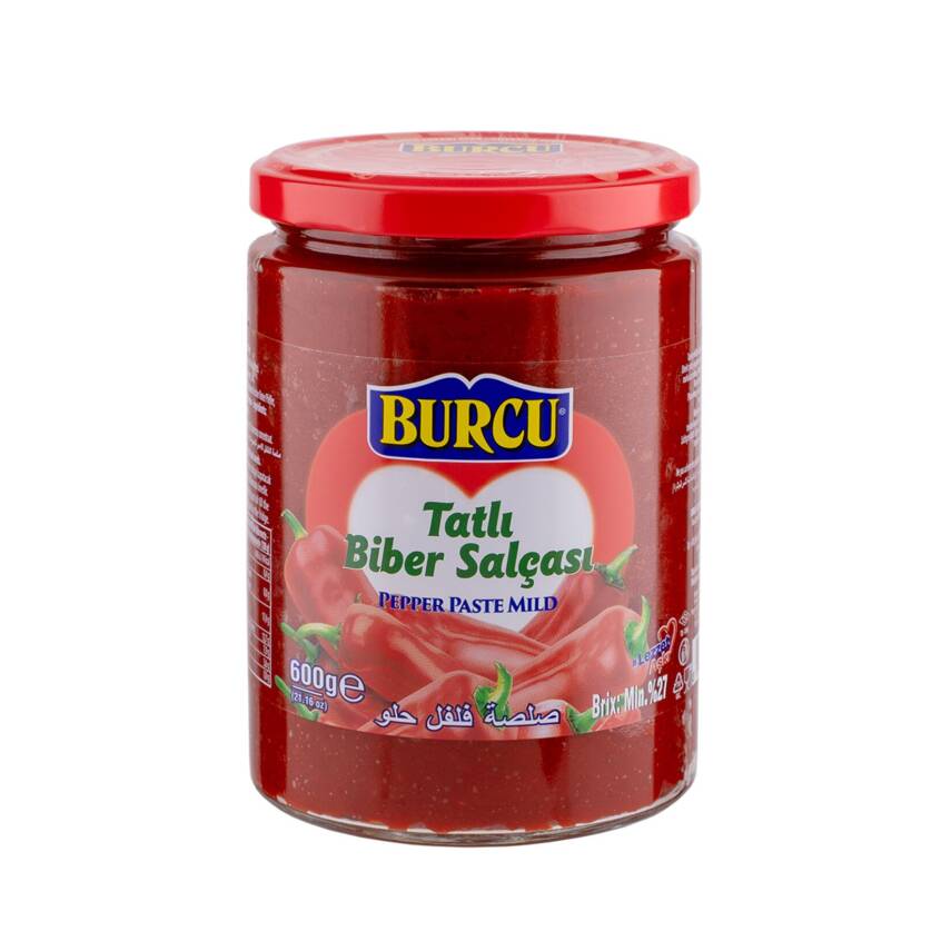 Burcu Tatlı Biber Salcası 600 G - 1