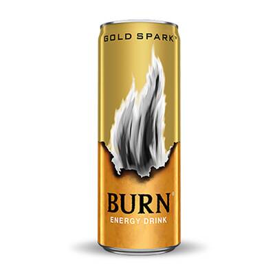 Burn Gold Spark Enerji İçeceği Kutu 250 ML - Burn