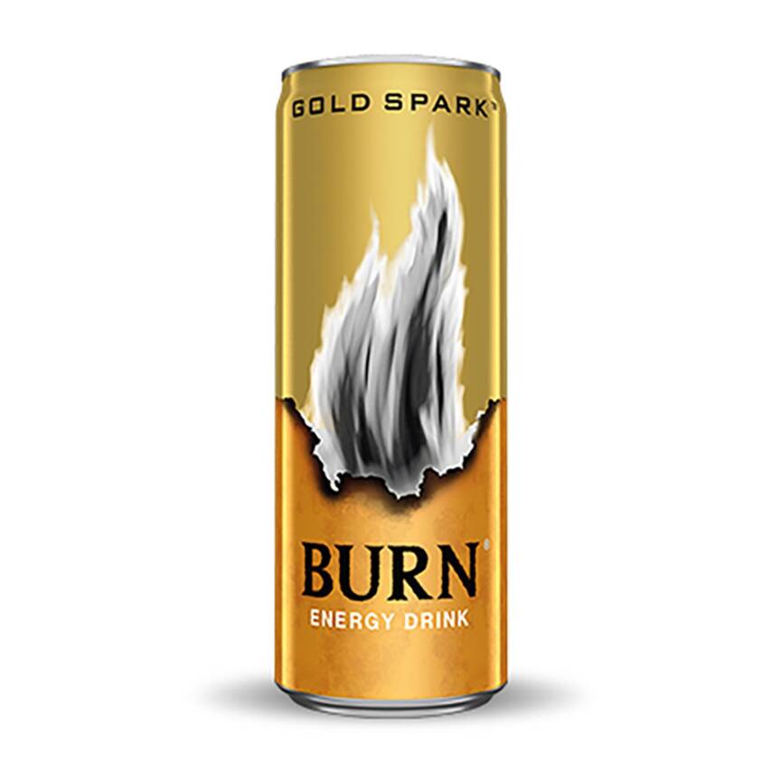 Burn Gold Spark Enerji İçeceği Kutu 250 ML - 1