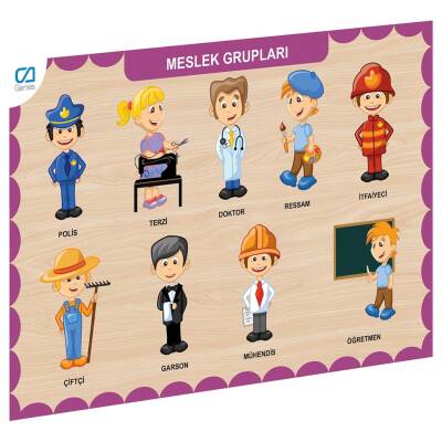 Ca Games Ahşap Bul-Tak Eğitici - Ca Games