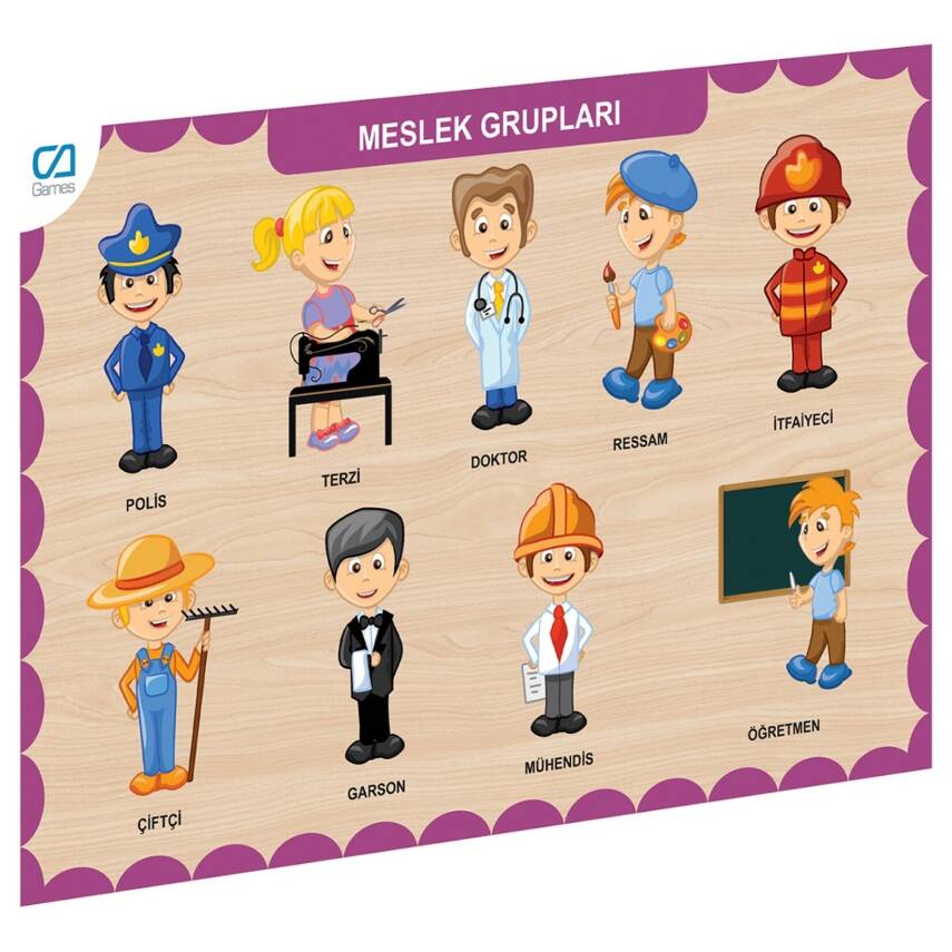 Ca Games Ahşap Bul-Tak Eğitici - 1