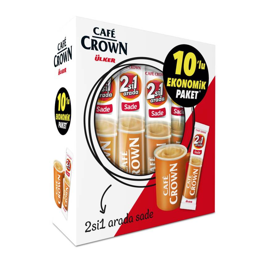 Cafe Crown 2si 1 Arada Paket 10 x 11 G - 1