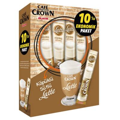 Cafe Crown Latte Kahve Paket 10 x 17 G - Cafe Crown