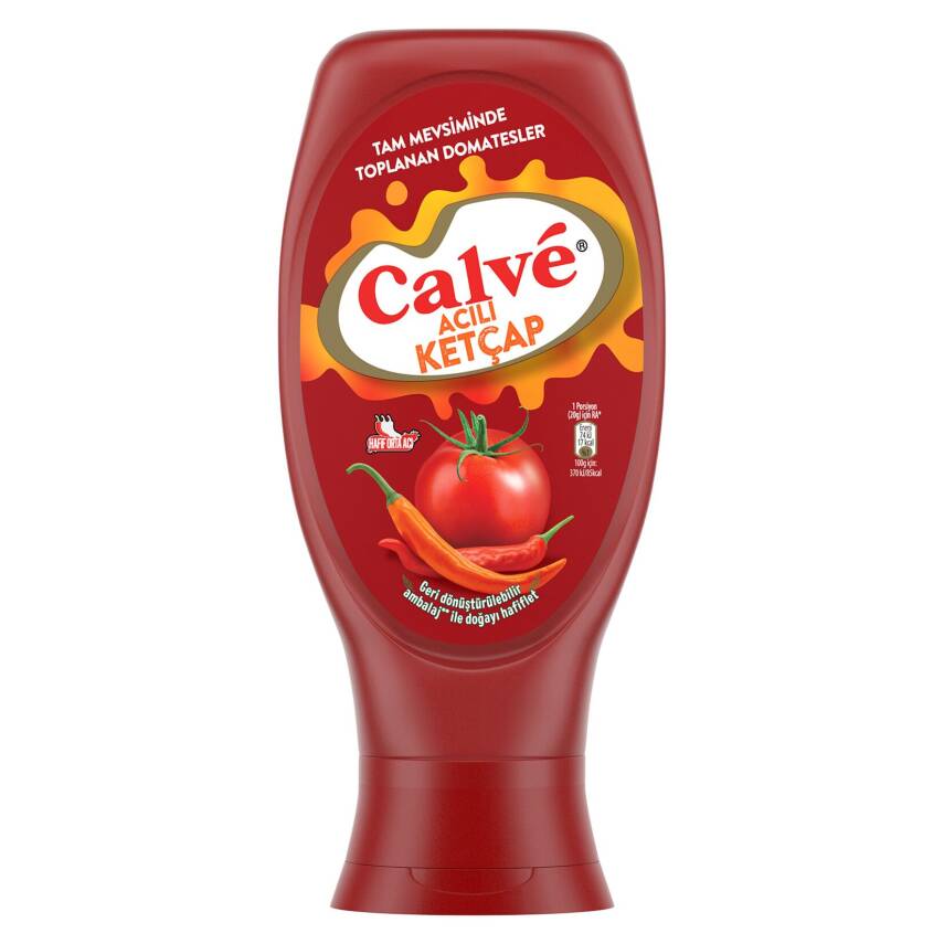 Calve Acılı Ketçap 430 G - 1