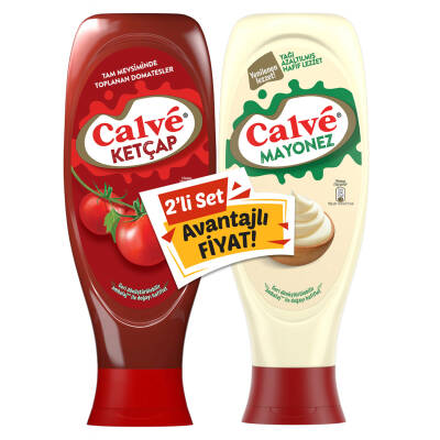 Calve İkili Set Ketçap 610 G + Mayonez 540 G - Calve