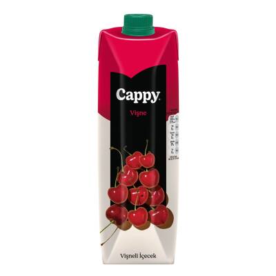 Cappy Vişneli İçecek Karton Kutu 1 L - Cappy