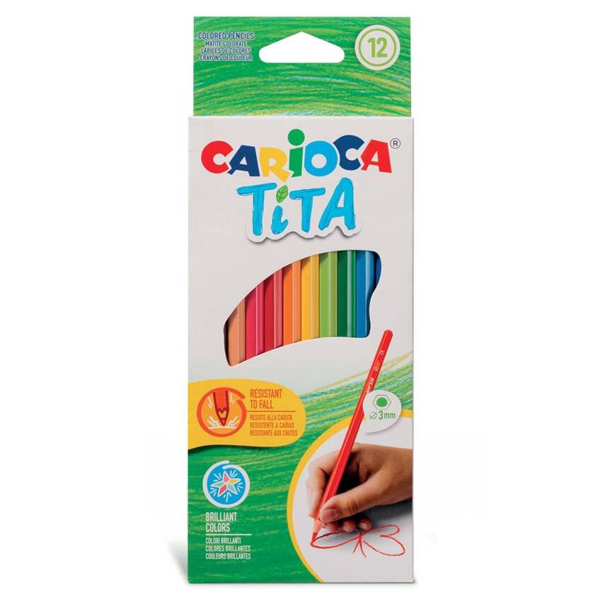 Carioca Tita Kuru Boya Kalemi 12'li - 1