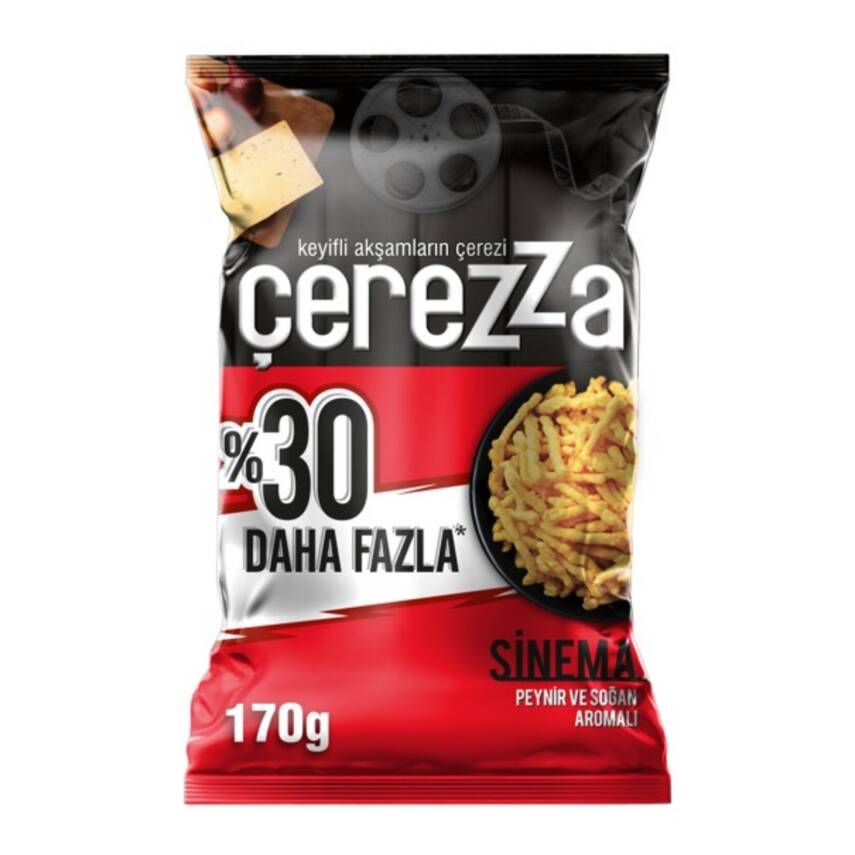 Çerezza Sinema Peynir Soğan Aromalı Mısır Çerezi Parti Boy 170 G - 1