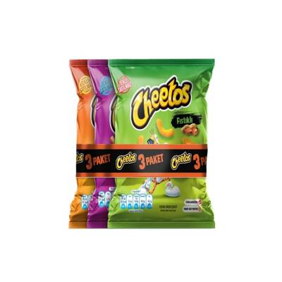 Cheetos 3'lü Paket Mısır Çerezi 60 G - Cheetos