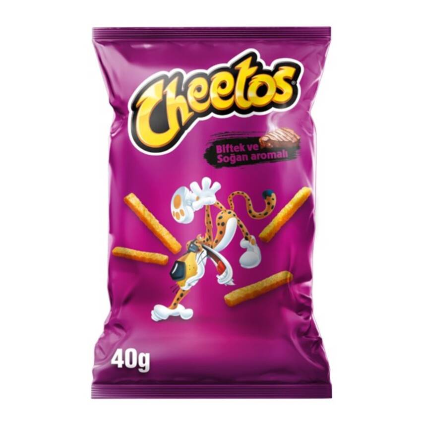 Cheetos Fırından Biftek Aromalı Mısır Çerezi Aile Boy 40 G - 1