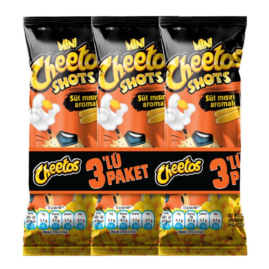 Cheetos Shots 3'lü Paket 42 G - 1