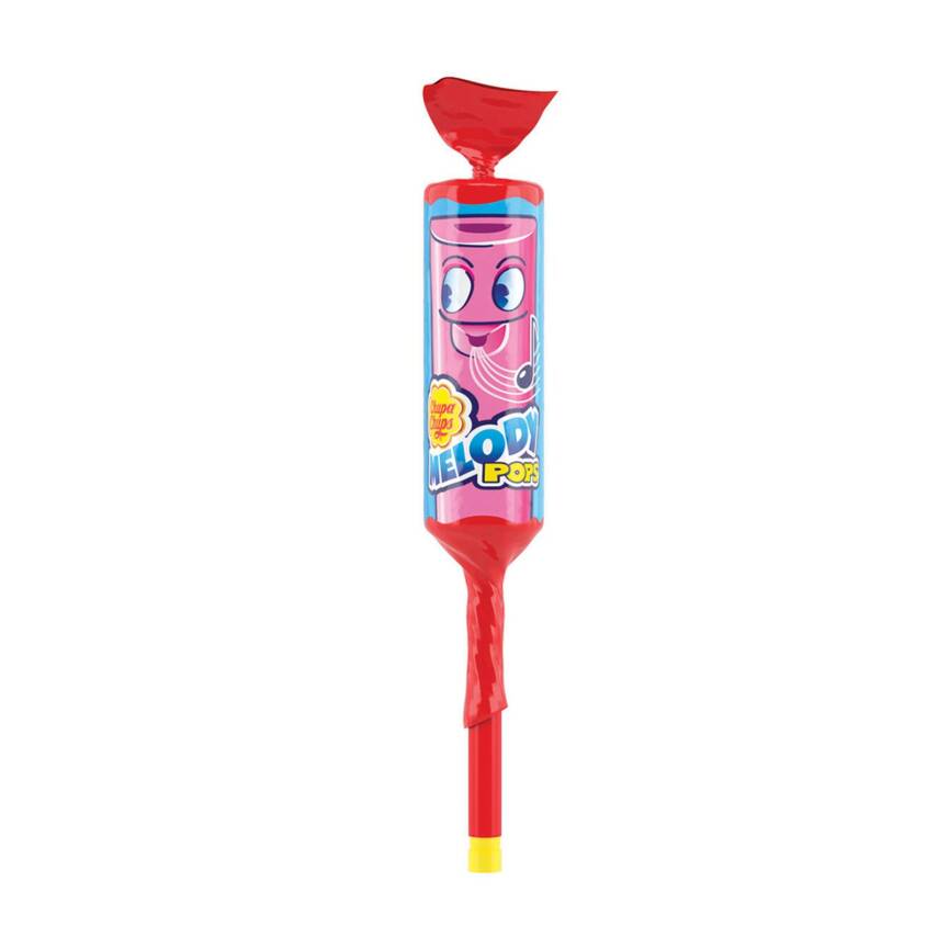 Chupa Chups Çilek Aromalı Düdüklü Lolipop Şeker 15 G - 1