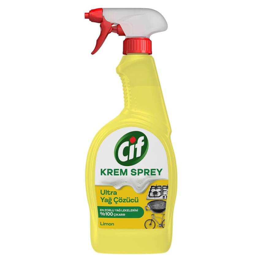 Cif Limon Ultra Yağ Çözücü Sprey 750 Ml - 1