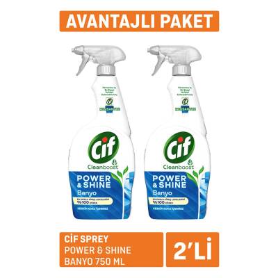 Cif Sprey Power & Shine Banyo 2 x 750 Ml - Cif