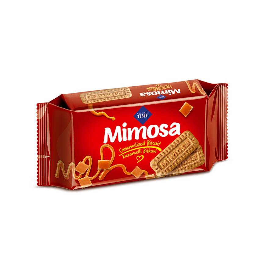 Çizmeci Time Mimosa Karamelize Bisküvi 128 G - 1