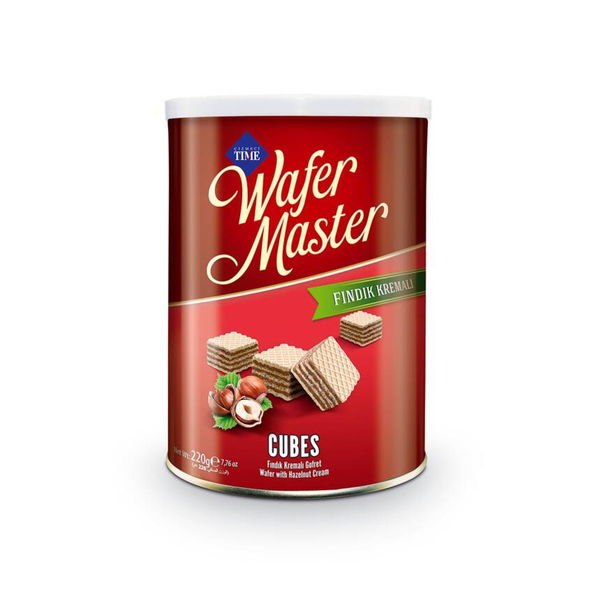 Çizmeci Time Wafer Master Cubes Fındıklı Gofret 220 G - 1