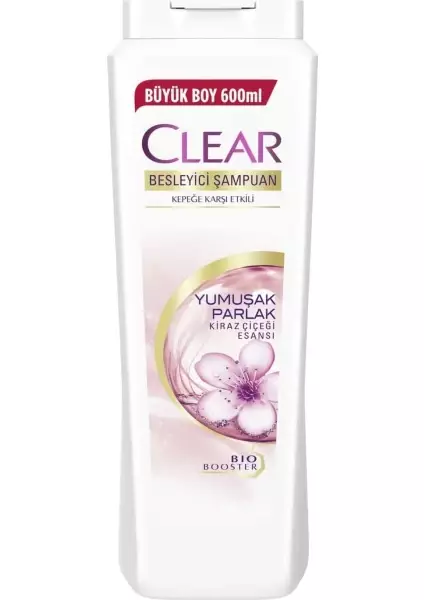 Clear Besleyici Şampuan Yumuşak ve Parlak Saçlar 600 ML - 1