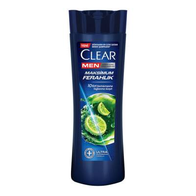 Clear Men Kepeğe Karşı Etkili Şampuan Maksimum Ferahlık Yağlı Saç Derisi İçin Limon Özlü 350 ml - Clear