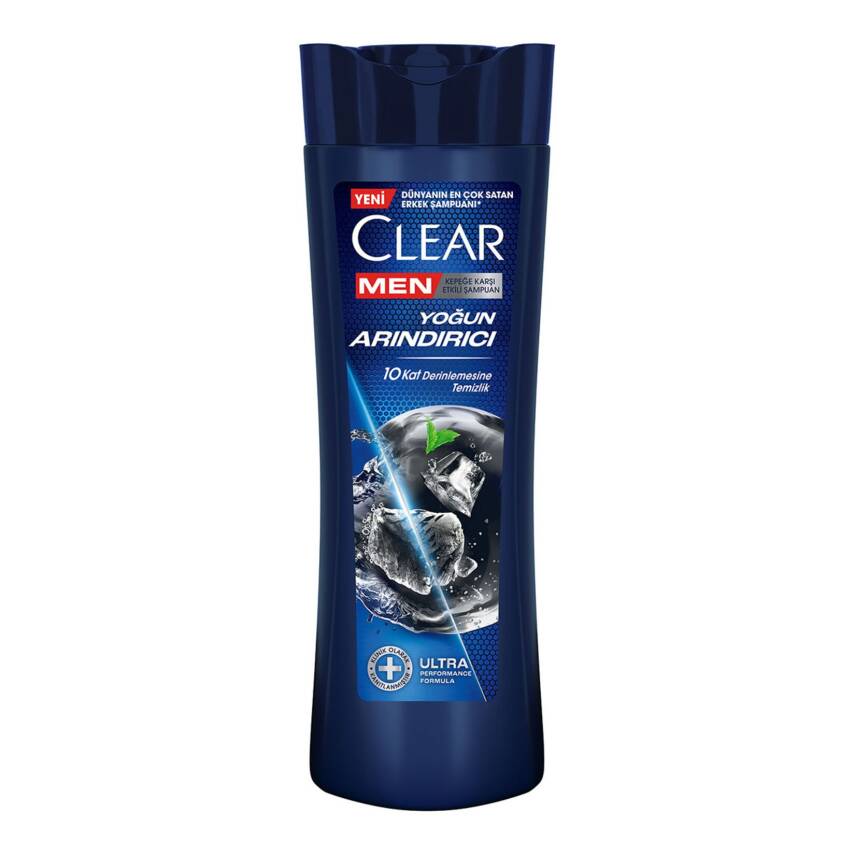 Clear Men Kepeğe Karşı Etkili Şampuan Yoğun Arındırıcı Kömür İle 350 ml - 1
