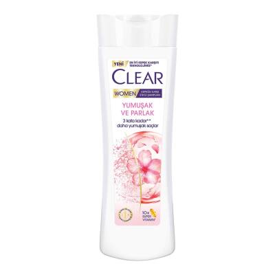 Clear Women Kepeğe Karşı Etkili Şampuan Yumuşak Parlak Kiraz Çiçeği Esansı & Keratin 350 ml - Clear