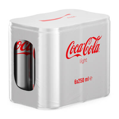 Coca-Cola Light Kutu 6 x 250 Ml - Coca-Cola