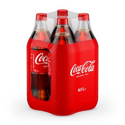 Coca-Cola Orijinal Tat Pet 4x1 L - Coca-Cola
