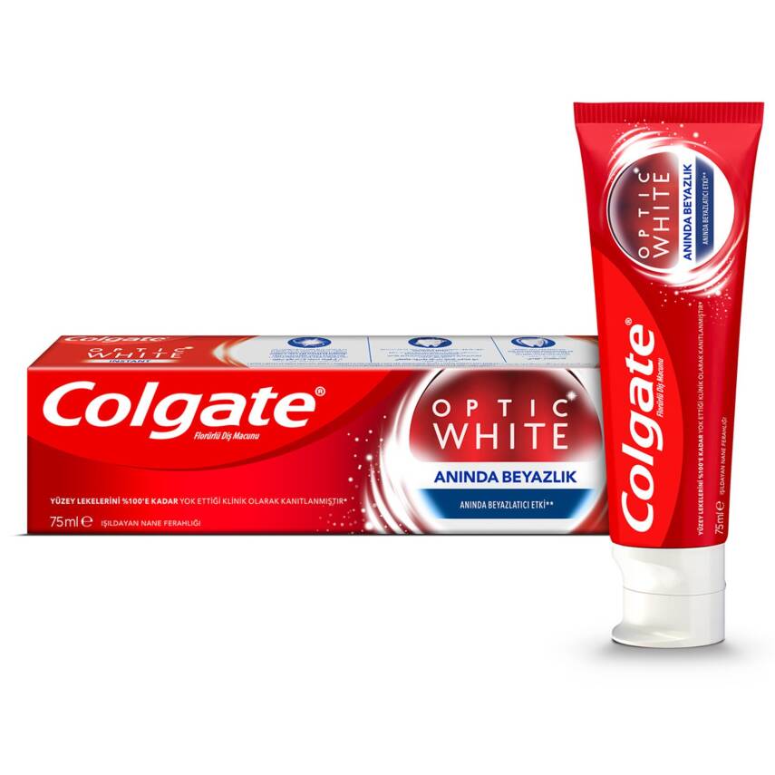 Colgate Optic White Aninda Beyazlik Diş Macunu 75 Ml - 1