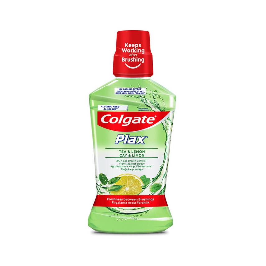 Colgate Plax Çay ve Limon Ağız Bakım Suyu 500 Ml - 1