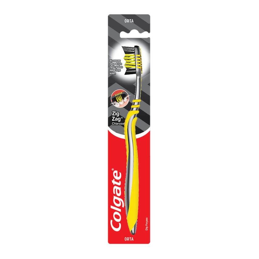 Colgate Zıgzag Charcoal Tekli Diş Fırçası - 1