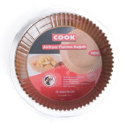 Cook Air Fryer Pişirme Kağıdı 25'li - Cook