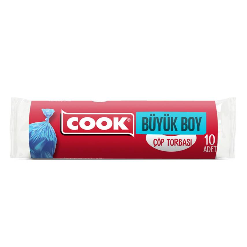 Cook Büyük Boy Çöp Torbası 10'lu - 1