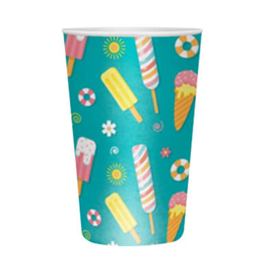 Cook Kağıt Bardak 7 Oz Yaz Desenli 10'lu - Cook