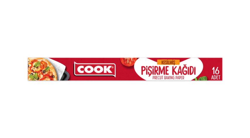 Cook Kesilmış Yağlı Pişirme Kağıdı 16 Yaprak - 1