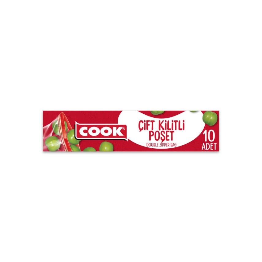 Cook Kilitli Buzdolabı Poşeti 10 Adet - 1
