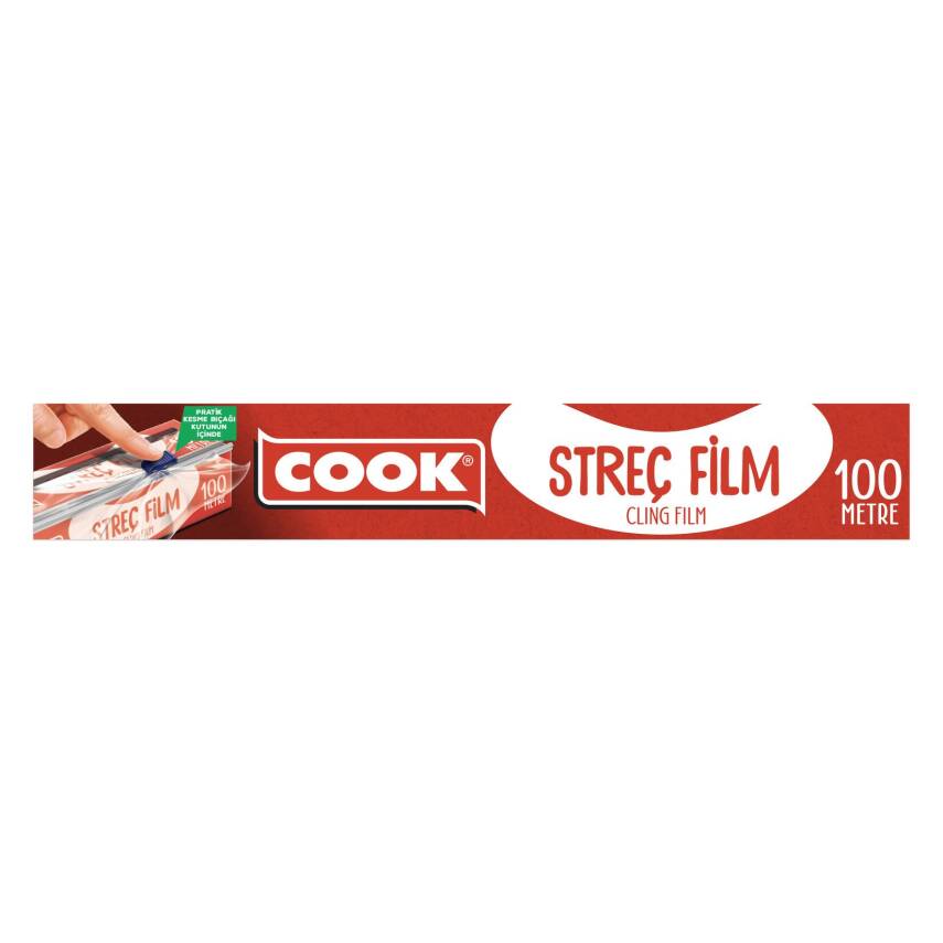 Cook Streç Film 100 M Kayar Bıçak Hediyeli - 1