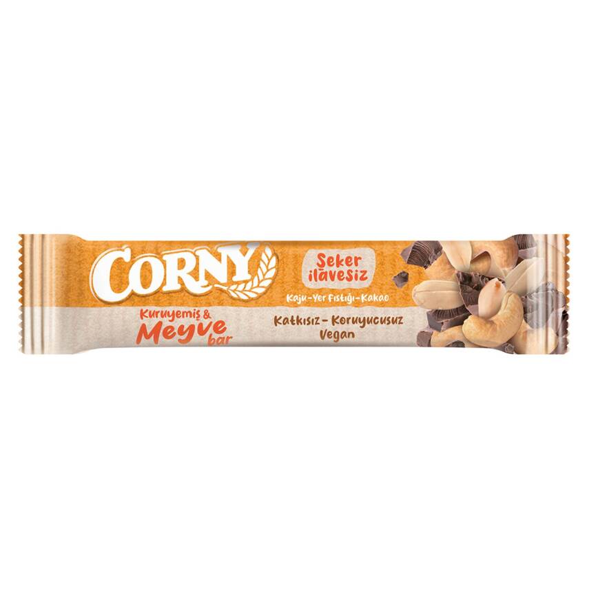 Corny Kuruyemiş Meyve Bar Kaju Yer Fıstık Kakao 35 G - 1