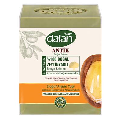 Dalan Antik Zeytiyağlı Argan Yağlı Banyo Sabun 4x150G - Dalan