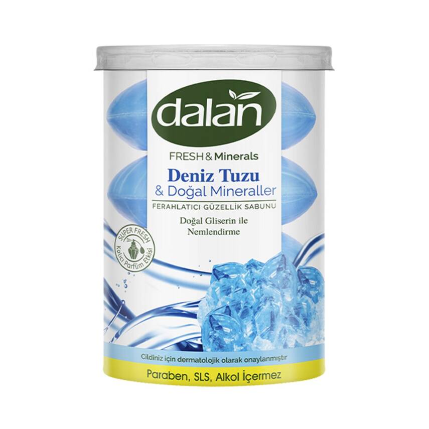 Dalan Fresh & Minerals Deniz Tuzu Sabun 4 x 110 G - 1