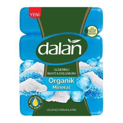 Dalan Organik Mineral Gliserin Banyo & Duş Sabunu 4 x 150 G - Dalan