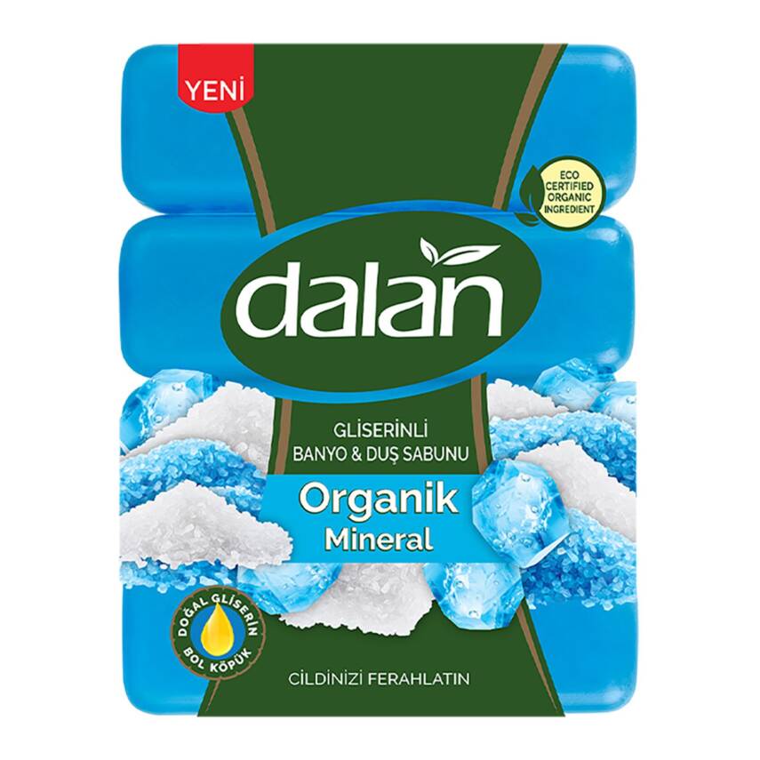 Dalan Organik Mineral Gliserin Banyo & Duş Sabunu 4 x 150 G - 1