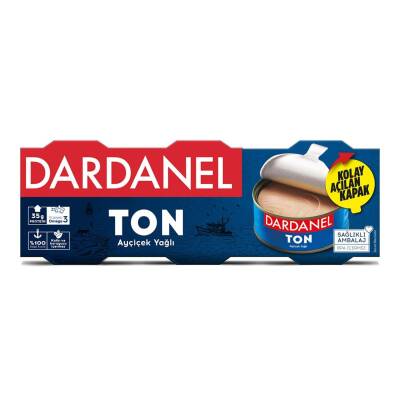 Dardanel Ayçiçek Yağlı Ton Balığı 3x75 G - Dardanel