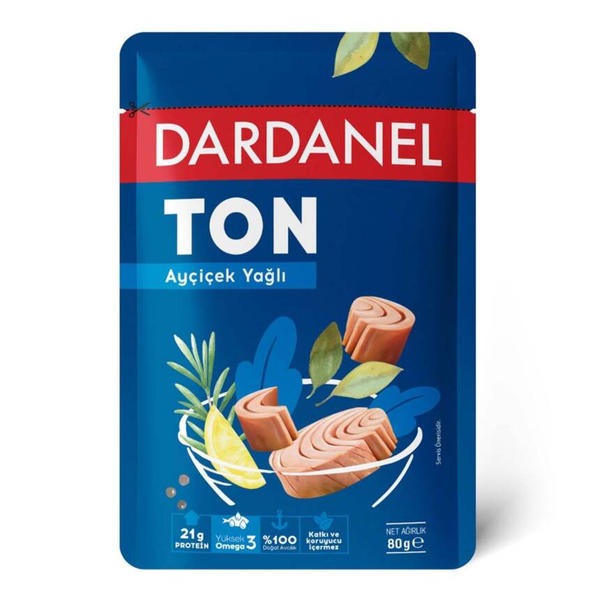Dardanel Ayçiçekyağlı Poşet Ton 80 G - 1