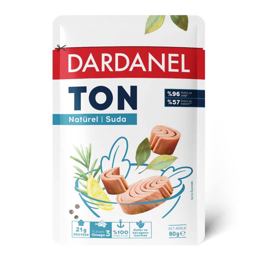 Dardanel Light Poşet Ton Balığı 80 G - 1