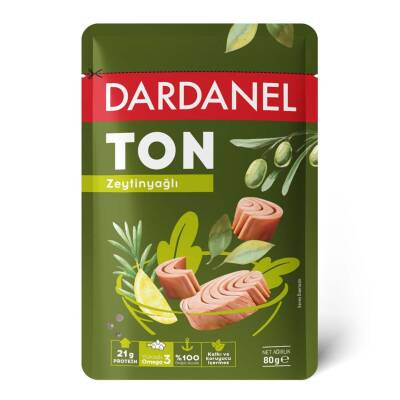 Dardanel Zeytinyağlı Poşet Ton Balığı 80 G - Dardanel